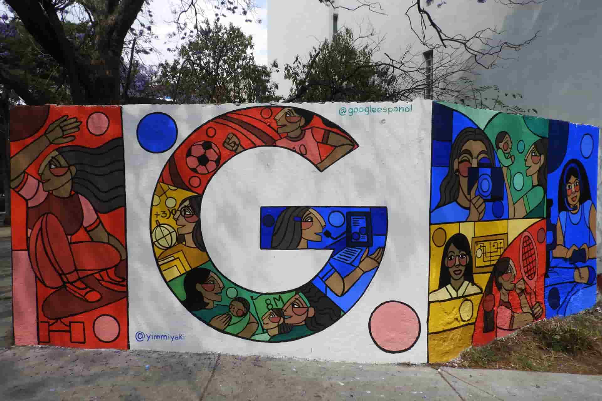 Intervención de espacios en murales